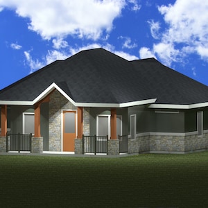 1000 SF 2BD 2BA HOUSE PLAN
