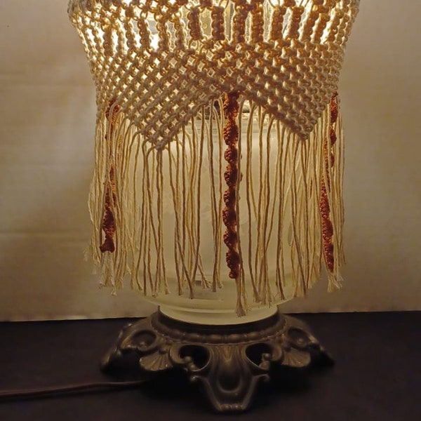 Macrame Lamp - Etsy