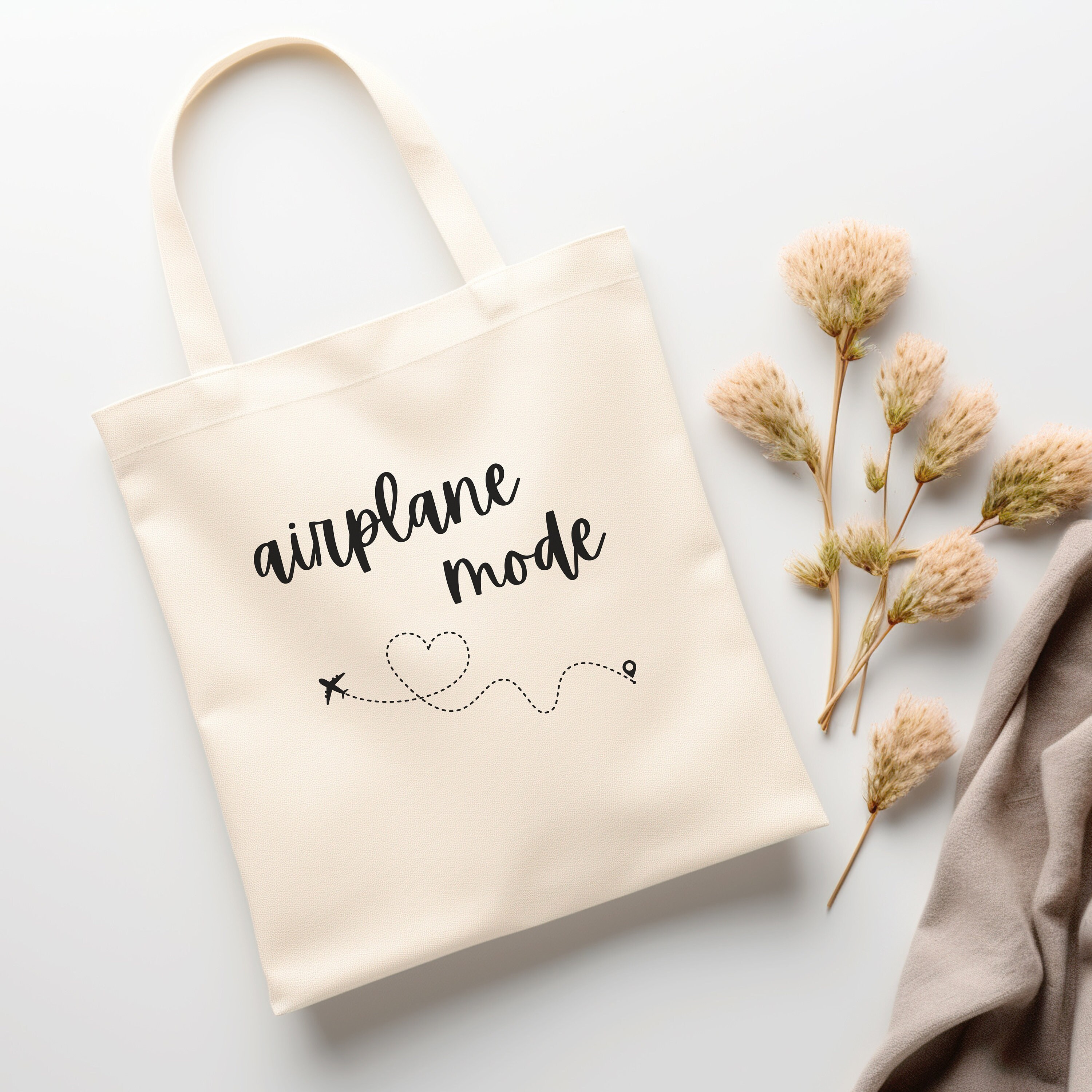 Excuse Me While I Travel the World Tote, Airplane Mode, Work Save