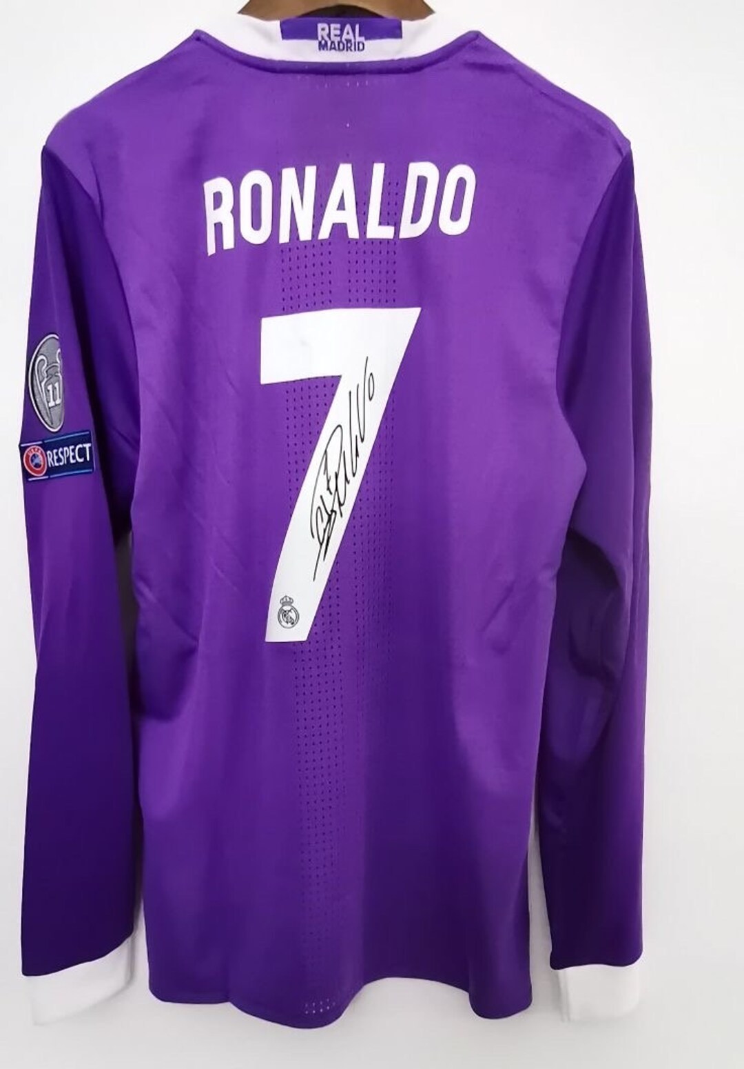 Signed Cristiano Ronaldo Jersey Real Madrid 2016/17 UCL Final Etsy UK