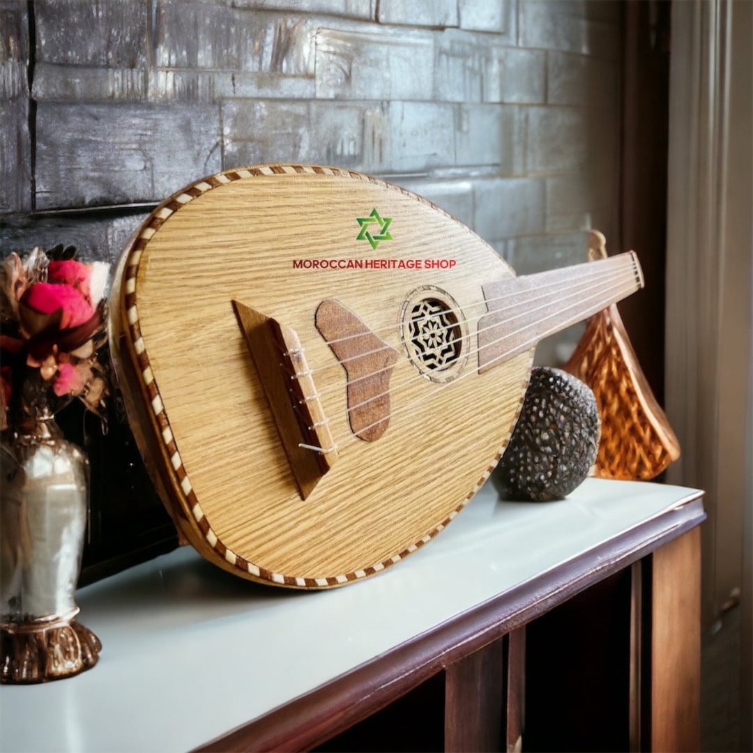 Small Lute Oud Music Instrument With String Melodies, Handmade Musical