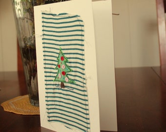 Christmas Tree Card, Winter Card, Christmas Card, Handmade Christmas Card