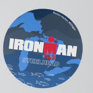Ironman 70.3 Steelhead Sticker