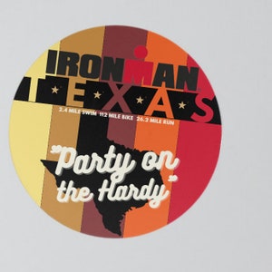 IRONMAN TEXAS sticker