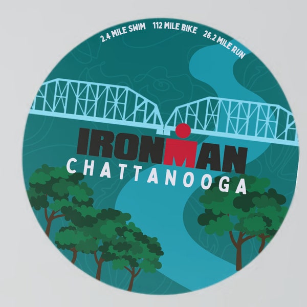 IRONMAN Chattanooga Sticker