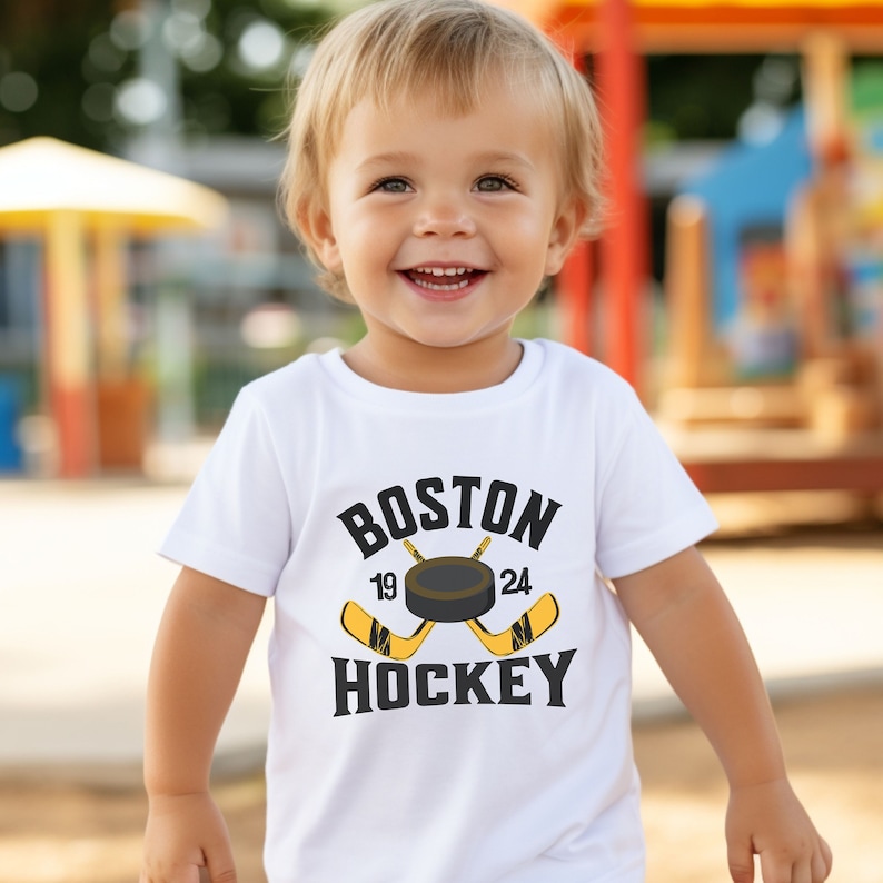 Boston Hockey Toddler Shirt
