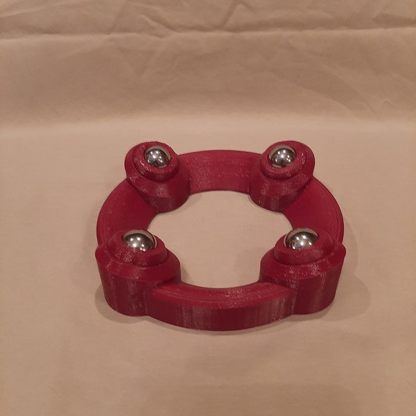 Bowling ball holder with 4 3/4 bearings. If you don't see a color you like let me know what color you want.