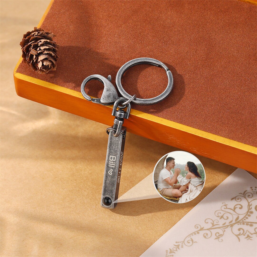 Projection Photo Keychain,custom Projection Keyring,picture Keychain,bar Keyring,photo Memorial