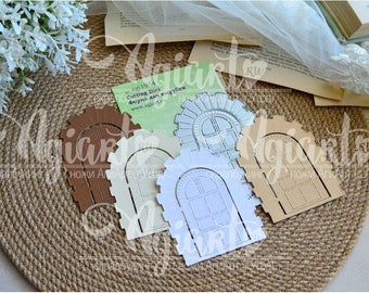 Metal Cutting Dies "Door to the Old Castle", AgiArt, Cutting Die Craft, Embossing Stencil, Scrapbooking Dies, Card Making for Die Cuts paper