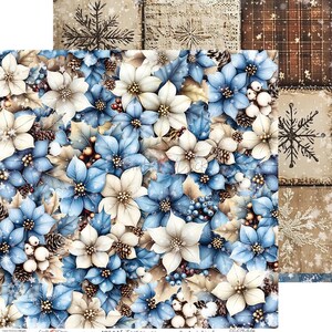 scrapbooking paper pad 12×12 “jolly season” | craft o’clock | 6 double sided sheets + bonus, 250 gsm | scrapbooking & cardmaking