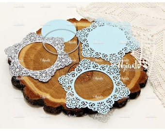 Metal Cutting Dies "Nostalgia Frame Napkin", AgiArt, Cutting Die Craft, Embossing, Scrapbooking Dies, DIY Card Making, for Die Cuts paper