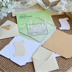 Fustelle In Metallo "Ginkgo", AgiArt, Stencil Per Goffratura, Fustelle Per Scrapbooking, Creazione Di Biglietti Fai Da Te, Per Fustelle Di Carta - Italia - Foto 4