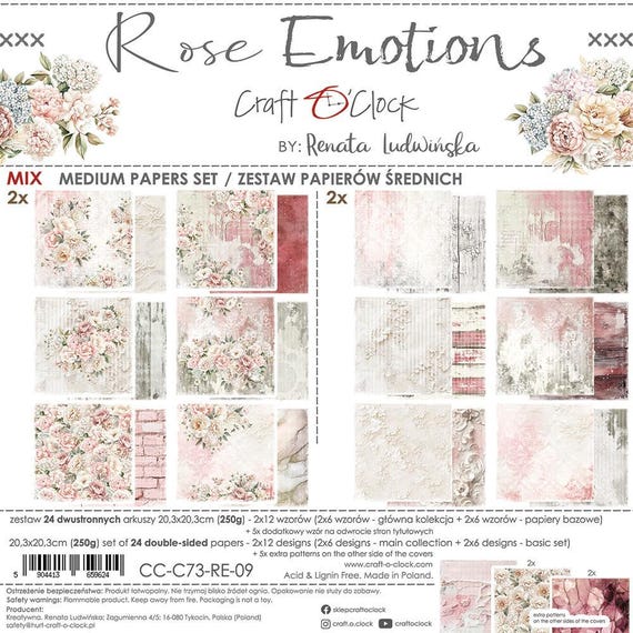 8x8, 24 Sheets, Craft O'clock, Collection Rose Emotions, Scrapbooking Paper Set 8x8, Mixed Media, Journals, Cardmaking, Card Stock, Mix Set - Etsy Ireland 8x8, 24 Sheets, Craft O'clock, Collection Rose Emotions, Scrapbooking Paper Set 8x8, Mixed Media, Journals, Cardmaking, Card Stock, Mix Set - Etsy Ireland