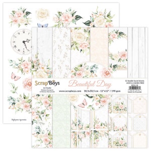Choose a collection, ScrapBoys, Scrapbooking Double Sided Paper set 12 x 12, 12 sheets, Card Stock