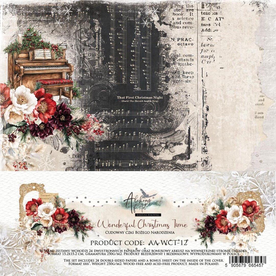 カラーミックス スクラップブック ペーパーパッド 6インチ x 6インチ