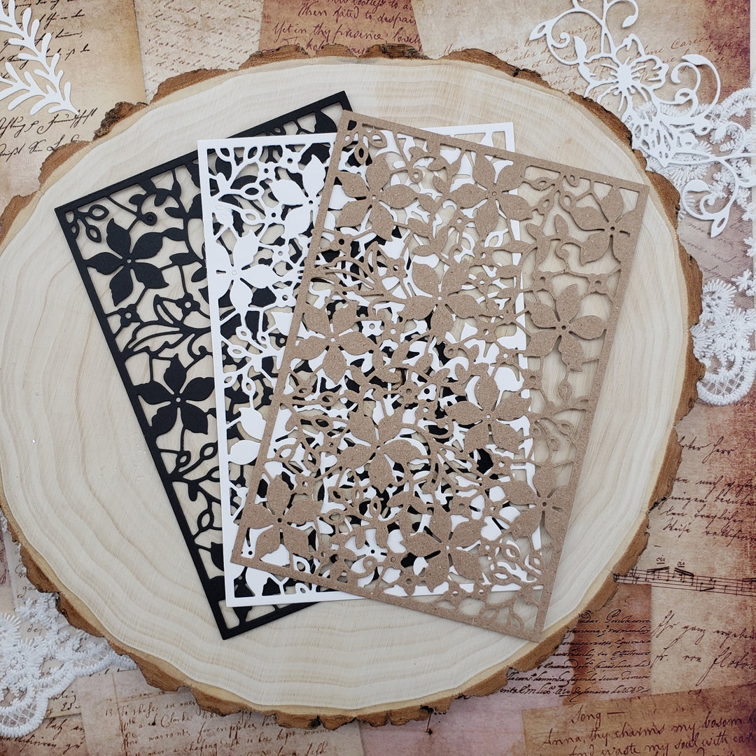 2 Diecut Backgrounds for Stunning Crafting Creations Etsy