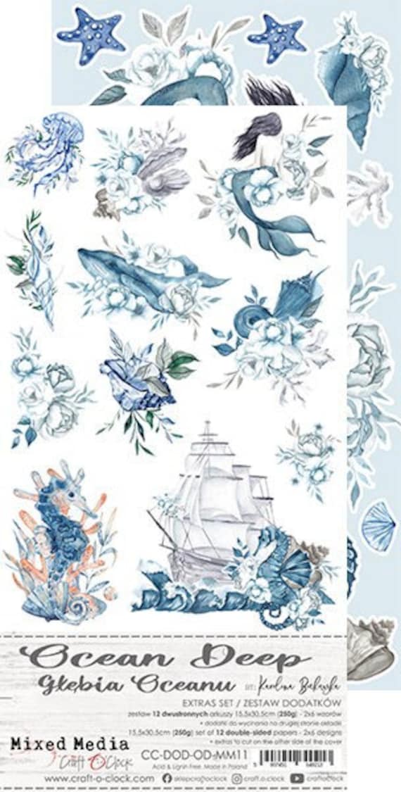 Collection Ocean Deep -extras set, Craft O'Clock, Extras set for…