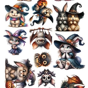 6x12, 6 Blatt, Extras set zum Schneiden, Süßes oder Saures - Happy Halloween, Art Alchemy, Scrapbooking Papier Set, Karton