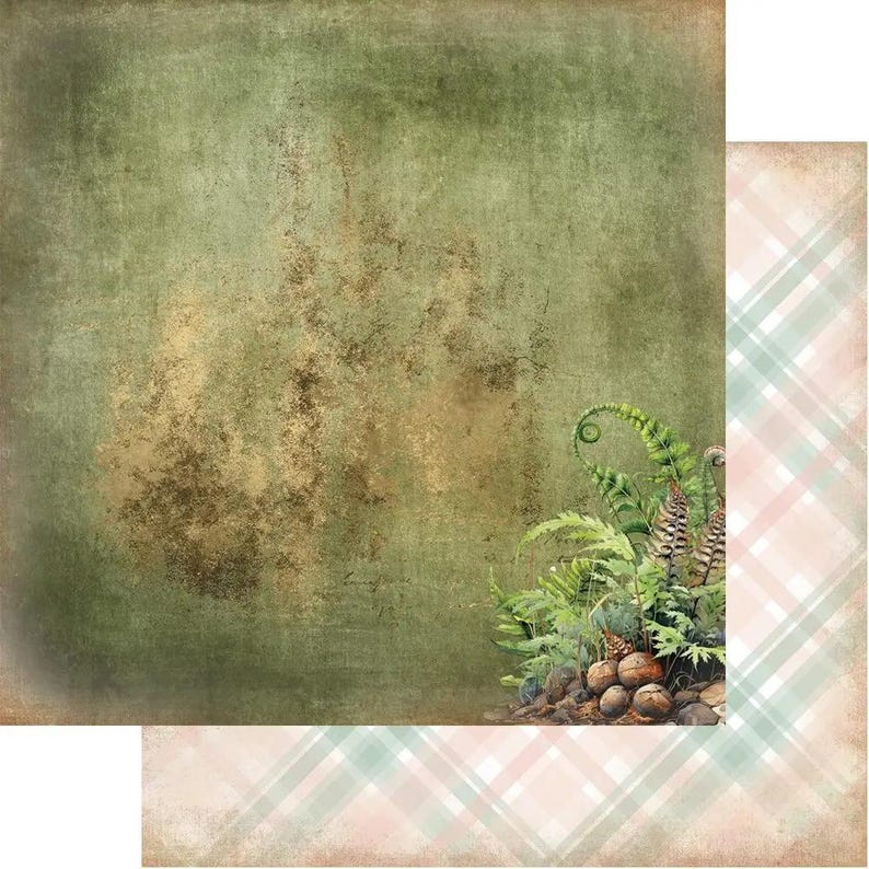 paper collection set 12x12 in friends of the forest, 250 gsm (6 double‑sided sheets + bonus) – alchemy of art