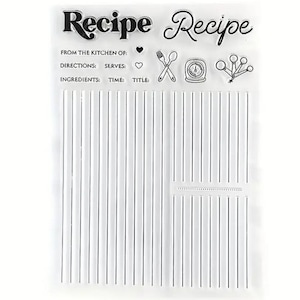 Silicone stamps set  15 pcs, Stamps DIY Embossing Planner, Journal, Craft, Scrapbooking, Decoration, Document It Stamps