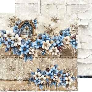 scrapbooking paper pad 12×12 “jolly season” | craft o’clock | 6 double sided sheets + bonus, 250 gsm | scrapbooking & cardmaking