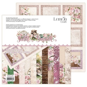 Choix par collection Jardin secret, LemonCraft, ensemble de papier de scrapbooking, embellissement, papier cartonné