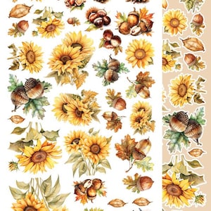 6 x 12, 1 feuille, alchimie artistique, couleurs automnales, superbe feuille de papier de scrapbooking avec éléments, à découper, papier cartonné