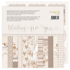 Scegli per collezione Ti aspetta, LemonCraft, Set di carta per scrapbooking, Elementi per il taglio, Abbellimento, Cartoncino