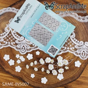 Blumen Stanzformen Set | ScrapAndMe Stanzformen für Papierblumen | Kartenherstellung & Scrapbooking Bastelbedarf