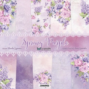 Choose a collection, ScrapAndMe, Scrapbooking Double Sided Paper set 12 x 12, 5 sheets, Card Stock