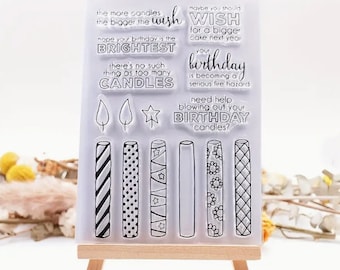 Background Silicone Stamps Set, Stamps DIY Embossing Planner, Journal ...