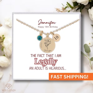 18th birthday necklace,18th birthday necklace for girl,Custom Star Map By Date Necklace,18th birthday gifts,Birthstone Necklace,18th Gift
