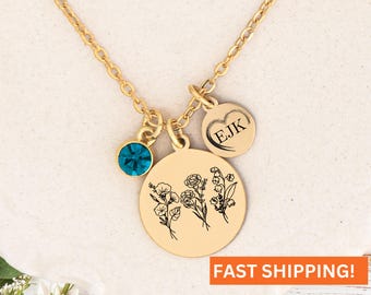 Sister Gift Necklace Set - 3 Pcs Stainless Steel Friendship Necklaces, Adjustable Cord - View #4