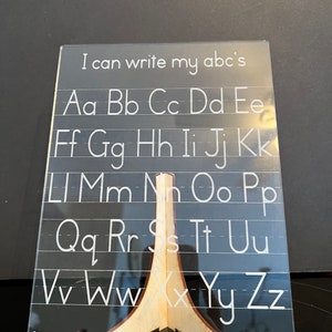 Laser Engraved Acrylic Lettering Sign for Kids
