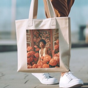 Elegance On-the-Go: Artistic Beauty Tote