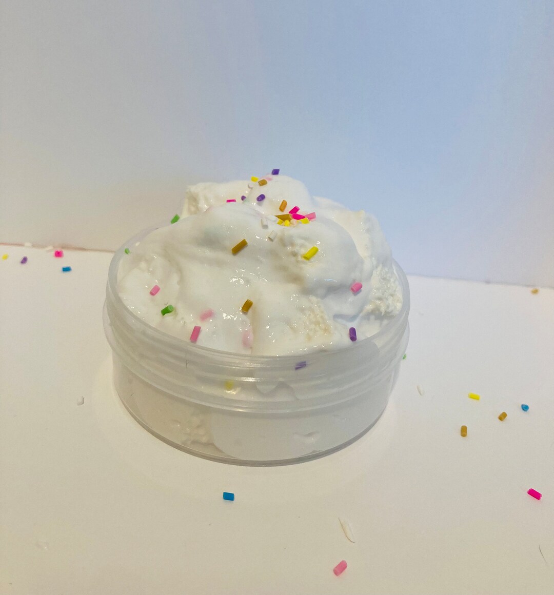 Cake Batter Bites Slime Jelly Cube Slime Cake Batter Slime Etsy