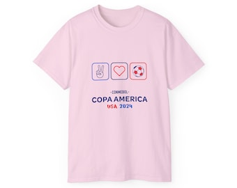 Copa America 2024 – Unisex-Ultra-Baumwoll-T-Shirt in 9 Farbvarianten