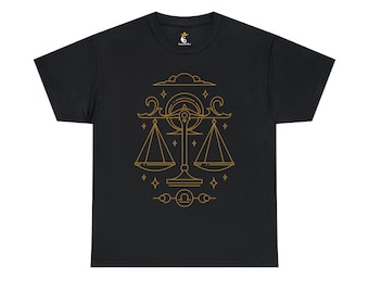 Contemporary Zodiac Outline T-shirt : Astrology, Libra, Scorpio, Sagittarius, Capricorn, Aquarius, and Pisces