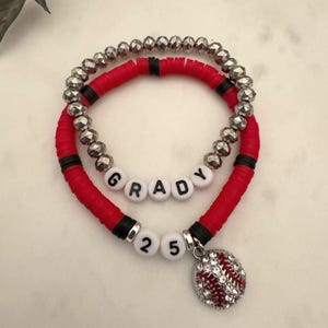 Sports Bracelets Baseball Mom Bracelets Sports Jewlery Personalized Bracelets