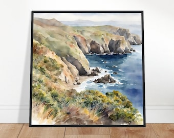 Channel Islands National Park Art,Channel Islands Painting, Channel Islands Watercolor Art, Watercolor Painting, Watercolor Prints, Prints