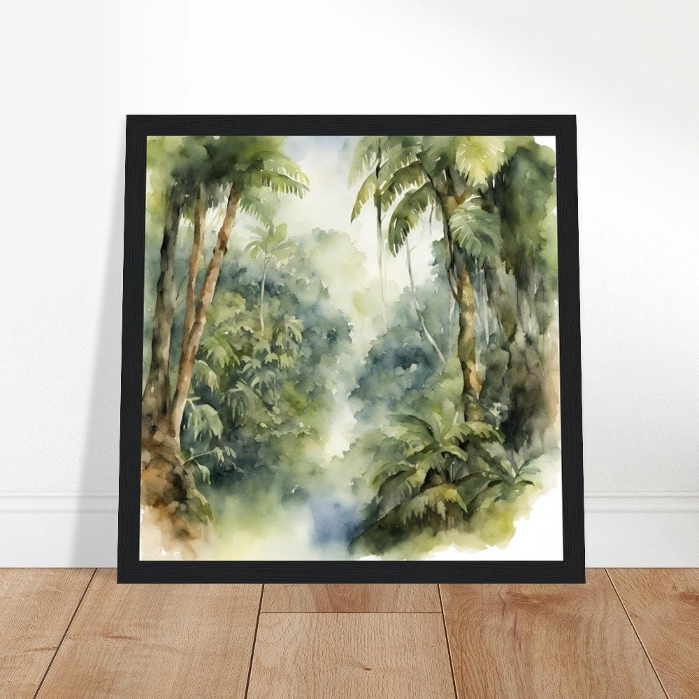 Amazon Rainforest Art Amazon Rainforest Painting Amazon Etsy