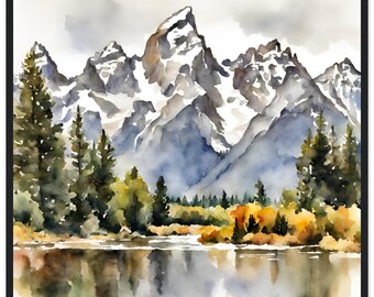 絵画 Winter Mountain Original Oil Painting Winter Mountain Landscape Stock