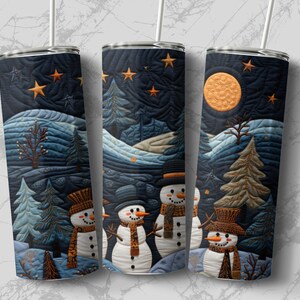 Embroidered Christmas 20 oz Skinny Tumbler Sublimation Design, Straight & Tapered Wrap, Tumbler Wrap, Tumbler Png, Instant Download