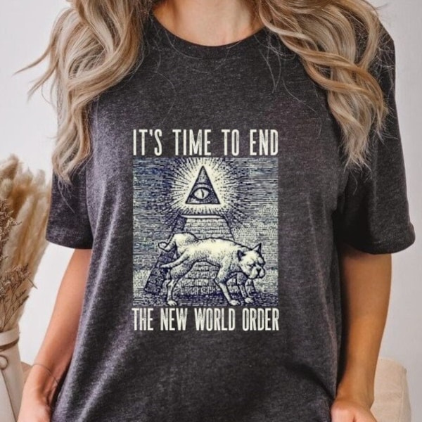 It's Time to End the New World Order Shirt, Anti NWO Shirt, Anti WEF Tshirt, Political Shirt, Conservative Gifts