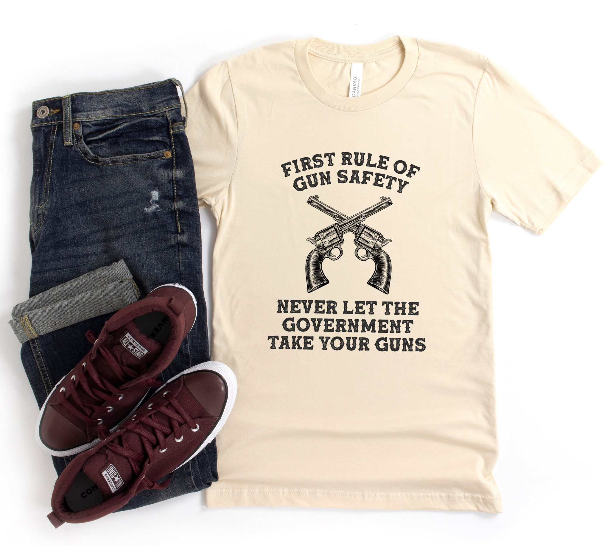 The First Rule of Gun Safety Tshirt Gun Lover Shirt Etsy