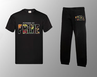 Kids Limited Edition Powered By Prime T-shirt & Jogger Set Unisex Gift