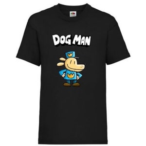 Kids Boy Girls Dog Man World Book Day Childrens Dogman School T-shirt boys shirt Bild 1