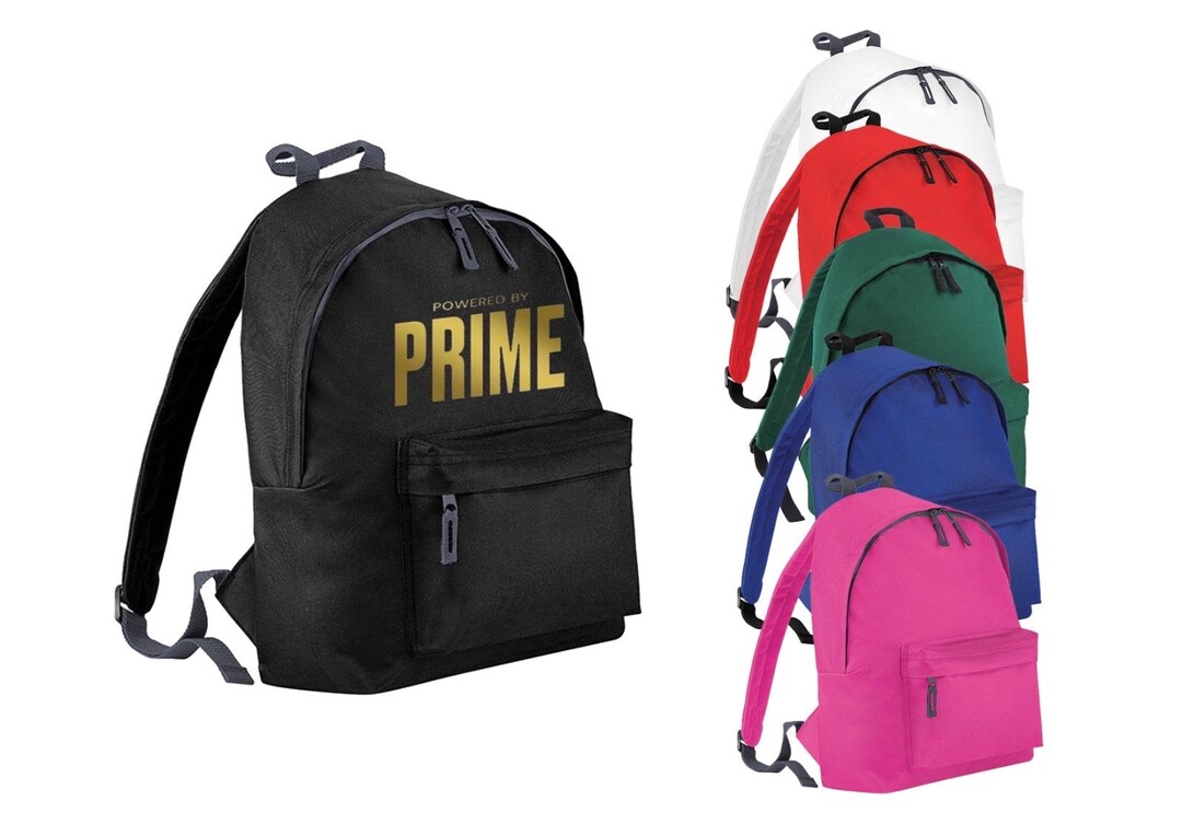 New Kids Powered by Prime Goldprint Bag Backpack Rucksack Nursery ...