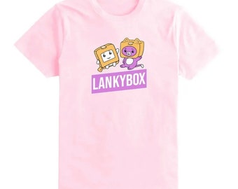 Kids Lanky Inspired T-Shirt Funny Viral Youtuber Merch Boys Girls Tee Top