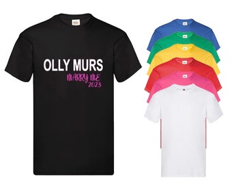 Olly Murs Marry Me 2023 Adults T-shirt Gift